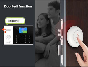Planet Gates O / EU Plug PGST Residential Tuya Smart Gsm Wifi Alarm System for Home Wireless Security Alarm House Smart Life App Control work with ALexa