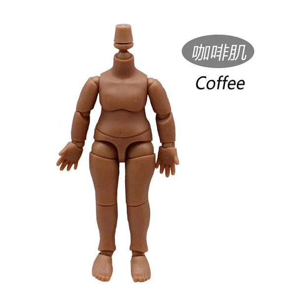 Planet Gates OB11 Body or GSC Head Pink/ Normal/ White/ Coffe Skin Body 1/12 Bjd Doll Accessories Dress Up Toys Gift
