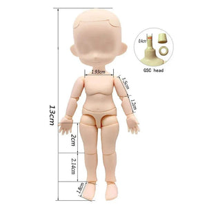 Planet Gates OB11 Body or GSC Head Pink/ Normal/ White/ Coffe Skin Body 1/12 Bjd Doll Accessories Dress Up Toys Gift