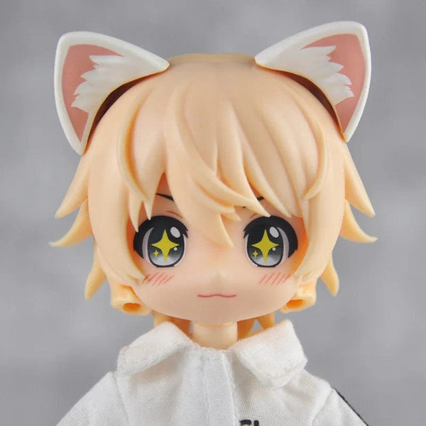 Planet Gates OB11 Doll Magnet black Cat's ears White Rabbit Ears Replacement Head Accessories For Nendoroids, Obitsu 11, Gsc Head, 1/12 Bjd