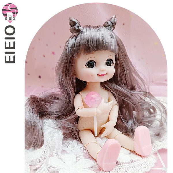 Planet Gates ob11 New BJD Doll 16cm 13 Joints Plastic Fashion Dolls Baby BODY Outfit Daily Casual Accessories ToyS for Girls Diy Gift