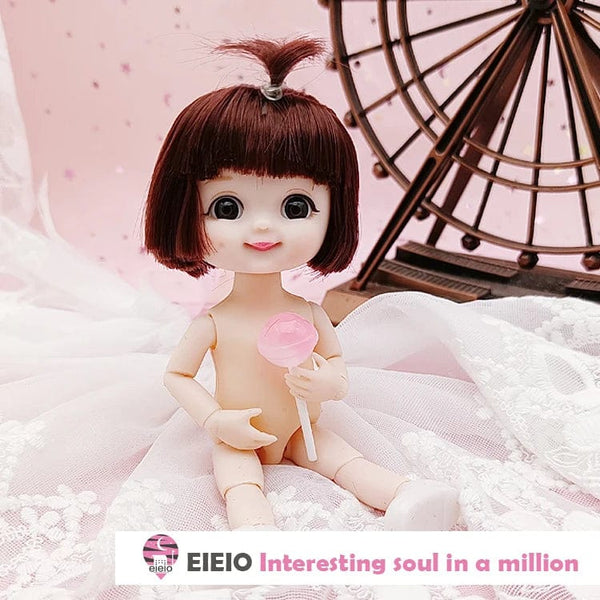 Planet Gates ob11 New BJD Doll 16cm 13 Joints Plastic Fashion Dolls Baby BODY Outfit Daily Casual Accessories ToyS for Girls Diy Gift