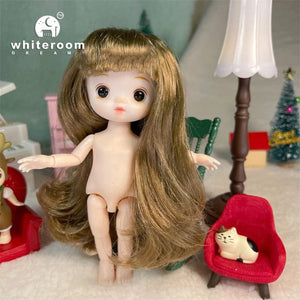 Planet Gates ob11 New BJD Doll 16cm 13 Joints Plastic Fashion Dolls Baby BODY Outfit Daily Casual Accessories ToyS for Girls Diy Gift