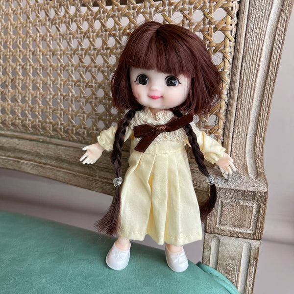 Planet Gates ob11 New BJD Doll 16cm 13 Joints Plastic Fashion Dolls Baby BODY Outfit Daily Casual Accessories ToyS for Girls Diy Gift