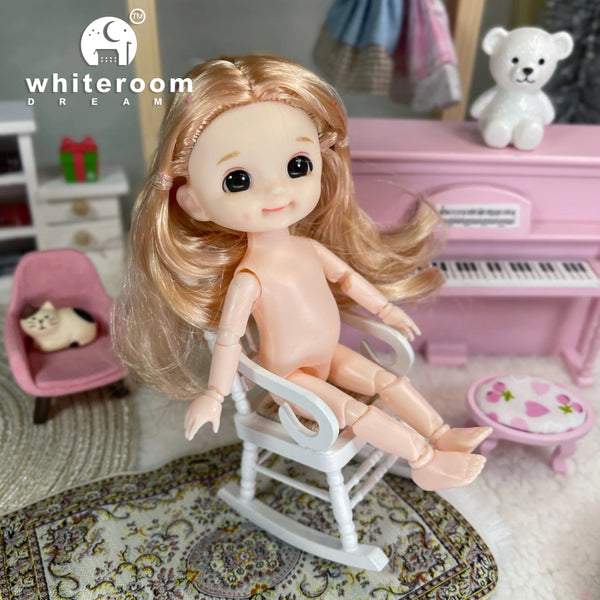 Planet Gates ob11 New BJD Doll 16cm 13 Joints Plastic Fashion Dolls Baby BODY Outfit Daily Casual Accessories ToyS for Girls Diy Gift