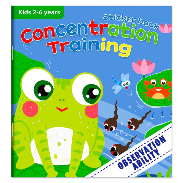 Planet Gates Observation Ability Cognitive Game Kawaii Sticker Book Educational DIY Hand-on Puzzle Cartoon Animals Life Skill Learning Toddler Toys For Kids