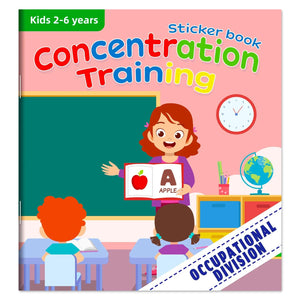 Planet Gates Occupational Creative Sticker Book Game Montessori Reusable Multiple Scenarios Cartoon DIY Puzzle Educational Learning Classic Toys For Kids