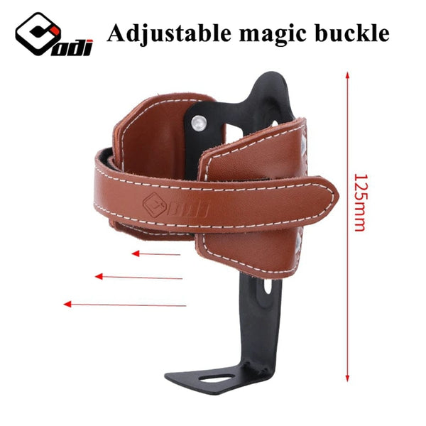 Planet Gates ODI Bicycle Bottle Cage Retro Cowhide Aluminum Alloy 53g Water Cup Holder for MTB Road Folding Bike Cycling Equipment Bike Parts