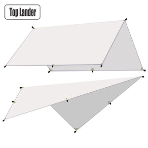 Planet Gates Off White / 3x4m / CHINA 4x4m 4x3m 3x3m Awning Waterproof Tarp Tent Shade Ultralight Garden Canopy Sunshade Outdoor Camping Tourist Beach Sun Shelter