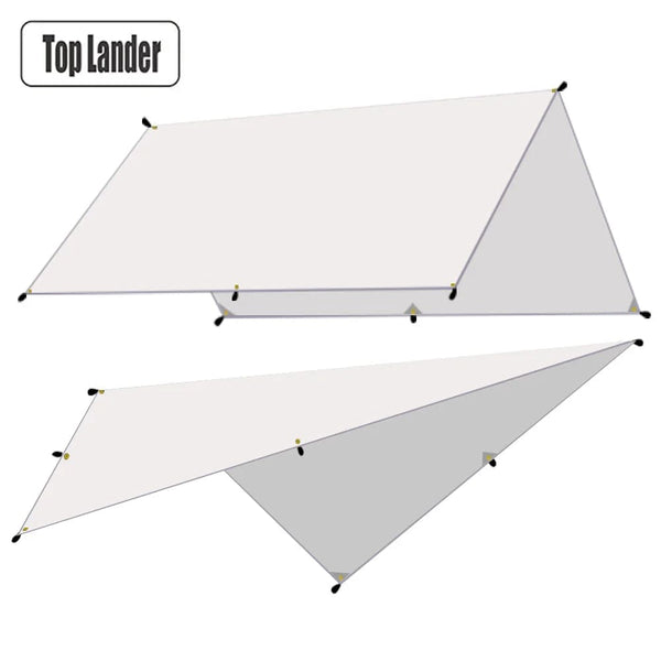 Planet Gates Off White / 3x4m / CHINA 4x4m 4x3m 3x3m Awning Waterproof Tarp Tent Shade Ultralight Garden Canopy Sunshade Outdoor Camping Tourist Beach Sun Shelter