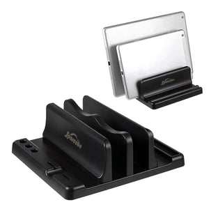 Planet Gates Office Laptop Stand Vertical Save Desktop Space Easy To Place Computer Accessories Scalable Width Office Desk Storage