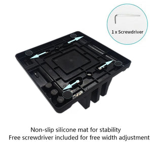 Planet Gates Office Laptop Stand Vertical Save Desktop Space Easy To Place Computer Accessories Scalable Width Office Desk Storage