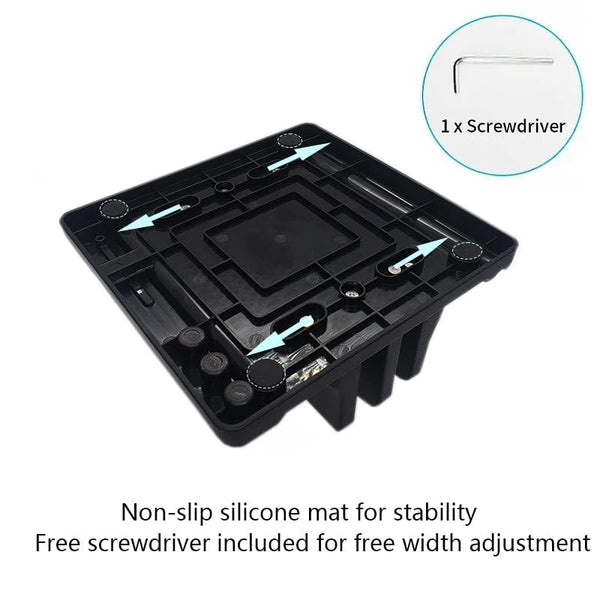 Planet Gates Office Laptop Stand Vertical Save Desktop Space Easy To Place Computer Accessories Scalable Width Office Desk Storage