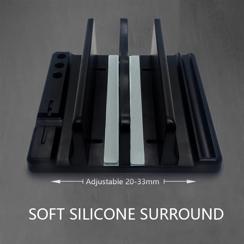 Planet Gates Office Laptop Stand Vertical Save Desktop Space Easy To Place Computer Accessories Scalable Width Office Desk Storage