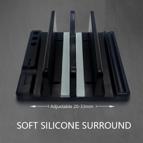 Planet Gates Office Laptop Stand Vertical Save Desktop Space Easy To Place Computer Accessories Scalable Width Office Desk Storage