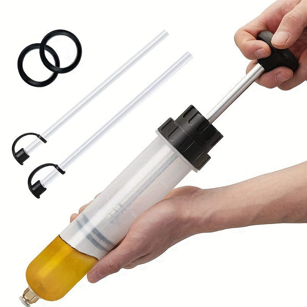 Planet Gates Oil Fluid Extractor Filling Oil Change Syringe Bottle Transfer Automotive Fuel Extraction Pump Oil Extractor Pump Hand Tool