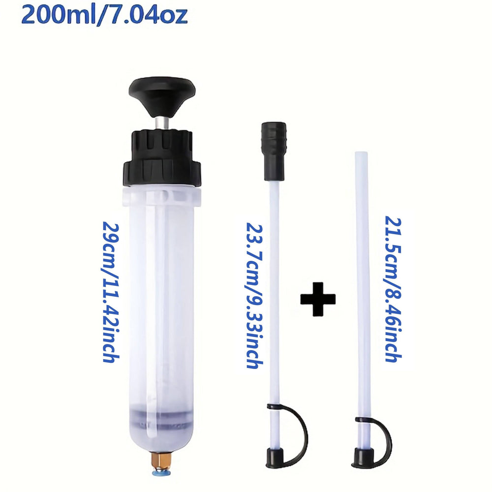 Planet Gates Oil Fluid Extractor Filling Oil Change Syringe Bottle Transfer Automotive Fuel Extraction Pump Oil Extractor Pump Hand Tool