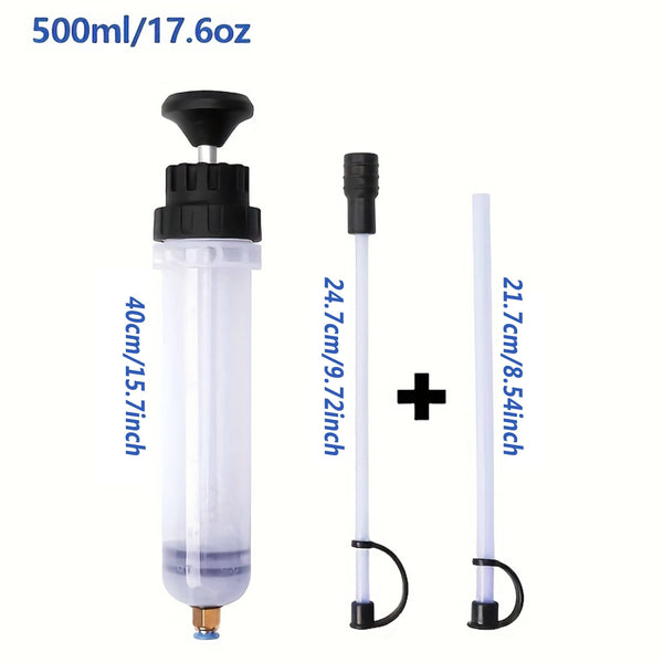 Planet Gates Oil Fluid Extractor Filling Oil Change Syringe Bottle Transfer Automotive Fuel Extraction Pump Oil Extractor Pump Hand Tool