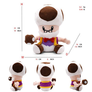 Planet Gates old mushroom / CHINA Mario Bros Plush Toys Luigi Yoshi Princess Peach Toadette Bowser JR Waluigi Wario Anime Stuffed Cartoon Peluche Dolls