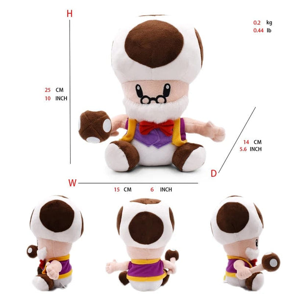 Planet Gates old mushroom / CHINA Mario Bros Plush Toys Luigi Yoshi Princess Peach Toadette Bowser JR Waluigi Wario Anime Stuffed Cartoon Peluche Dolls