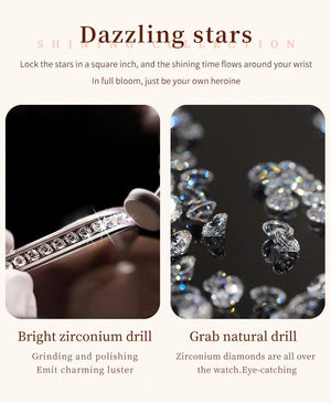 Planet Gates OLEVS Full Diamond Roman Dial Watch Women Luxury Elegant Stainless steel Waterproof High Quality Quartz Women's Watches 9943