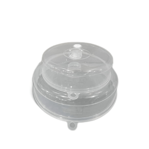 Planet Gates One Big And One Small / 2pcs 2pcs Anti-Splash Microwave Cover, Protecting Your Food And Kitchen From Grease And Oil, Perforated Design For Easy Cleaning, Ideal For Refrigerator Round Bowls, Vegetables, And More, Home Kitchen Accessory