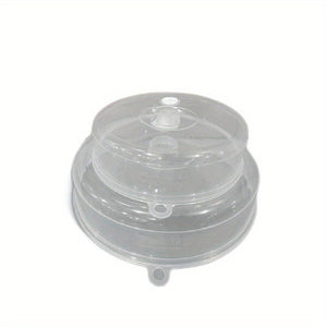 Planet Gates One Big And One Small / 2pcs 2pcs Anti-Splash Microwave Cover, Protecting Your Food And Kitchen From Grease And Oil, Perforated Design For Easy Cleaning, Ideal For Refrigerator Round Bowls, Vegetables, And More, Home Kitchen Accessory