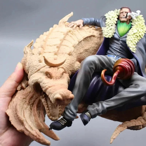 Planet Gates One Piece Bt Sitting Posture Laosha Gk Anime Figure Crocodile Shichibukai Sand Crocodile Figures Model Collectible Toy gifts