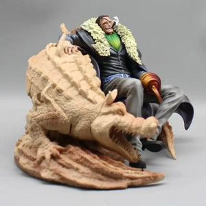 Planet Gates One Piece Bt Sitting Posture Laosha Gk Anime Figure Crocodile Shichibukai Sand Crocodile Figures Model Collectible Toy gifts