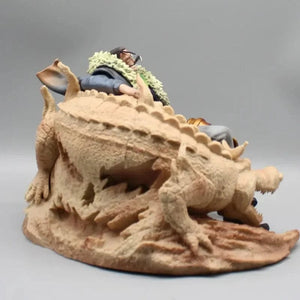 Planet Gates One Piece Bt Sitting Posture Laosha Gk Anime Figure Crocodile Shichibukai Sand Crocodile Figures Model Collectible Toy gifts