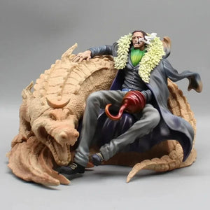 Planet Gates One Piece Bt Sitting Posture Laosha Gk Anime Figure Crocodile Shichibukai Sand Crocodile Figures Model Collectible Toy gifts