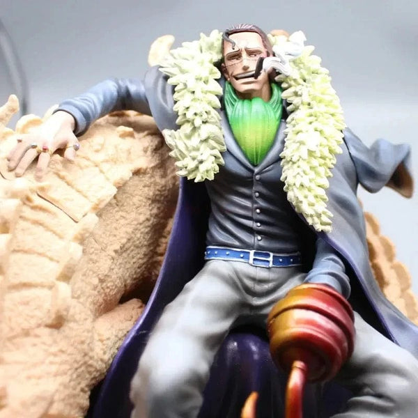 Planet Gates One Piece Bt Sitting Posture Laosha Gk Anime Figure Crocodile Shichibukai Sand Crocodile Figures Model Collectible Toy gifts