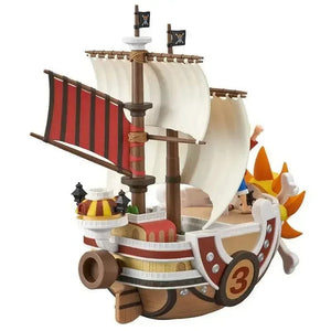 Planet Gates One Piece Ship Figure Luffy Model Toy Peripheral Super Cute Mini Boat Assembled Model One Piece Ship Kid Birthday Gift