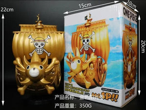 Planet Gates One Piece Ship Figure Luffy Model Toy Peripheral Super Cute Mini Boat Zoro Assembled Model One Piece Ship Kid Birthday Gift