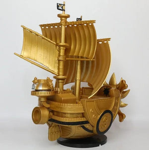Planet Gates One Piece Ship Figure Luffy Model Toy Peripheral Super Cute Mini Boat Zoro Assembled Model One Piece Ship Kid Birthday Gift