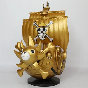 Planet Gates One Piece Ship Figure Luffy Model Toy Peripheral Super Cute Mini Boat Zoro Assembled Model One Piece Ship Kid Birthday Gift