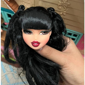 Planet Gates One Pieces Head Girl Doll's Head 1/7 Bjd with Sex Mouth Diy Dress Up Toy Accessories