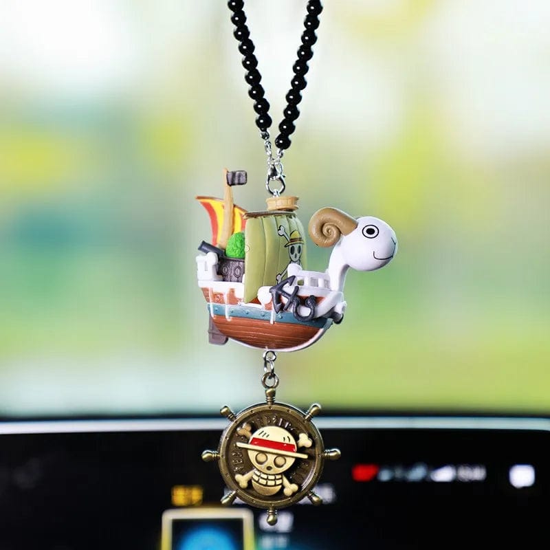 Planet Gates One Pieces Pirates Boat Going Merry/ Thousand Sunny Grand Pirate Ship Car Pendant Action Figure Cartoon Figure Collectible Toy