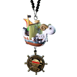 Planet Gates One Pieces Pirates Boat Going Merry/ Thousand Sunny Grand Pirate Ship Car Pendant Action Figure Cartoon Figure Collectible Toy