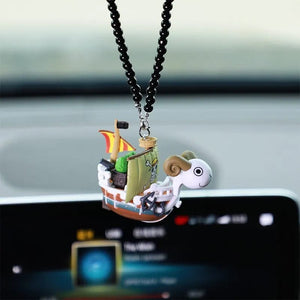 Planet Gates One Pieces Pirates Boat Going Merry/ Thousand Sunny Grand Pirate Ship Car Pendant Action Figure Cartoon Figure Collectible Toy