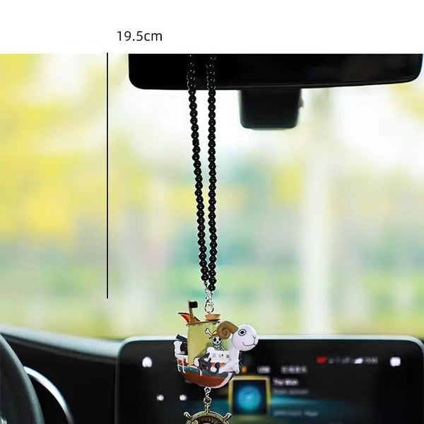 Planet Gates One Pieces Pirates Boat Going Merry/ Thousand Sunny Grand Pirate Ship Car Pendant Action Figure Cartoon Figure Collectible Toy