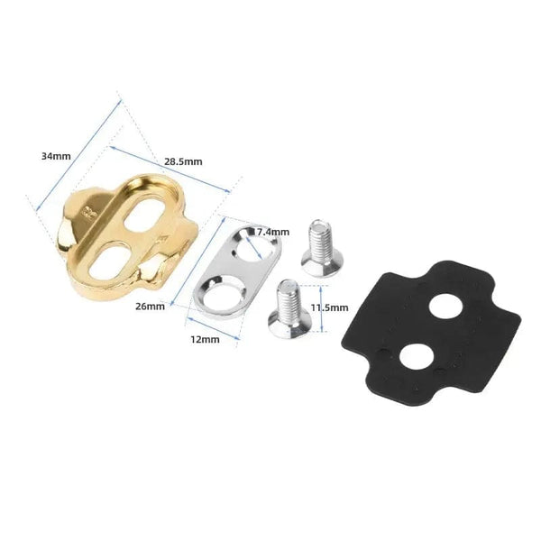 Planet Gates one set Bicycle Premium Pedals Cleats Mountain Bike For Crank Brother Pedal Copper MTB Accessories Eggbeater Candy Smarty Mallet