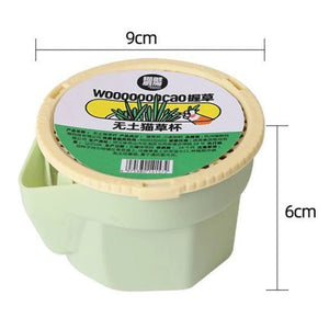 Planet Gates one size Cat Snack Mint Planting Hydroponic Box Cat Sprouts Growing TrayPlanting Cup Household Cat Grass Planter Flower