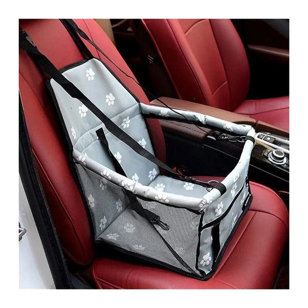 Planet Gates one size / CHINA / Grey Dog paw High Quality Pet Dog Car Booster Seat Pet Mesh Puppy Safety Belt Stable Foldable Travel Pet Dog Car Seat Booster Basket