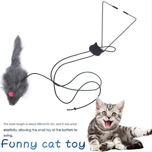 Planet Gates one-size / Dark gray Door Hanging Cat Toy Stress Relieve Living OmDoor Hanging Toy for Living Room Hanging Kitten