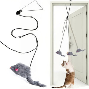 Planet Gates one-size / Dark gray Door Hanging Cat Toy Stress Relieve Living OmDoor Hanging Toy for Living Room Hanging Kitten