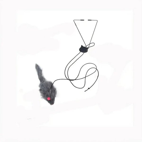 Planet Gates one-size / Dark gray Door Hanging Cat Toy Stress Relieve Living OmDoor Hanging Toy for Living Room Hanging Kitten