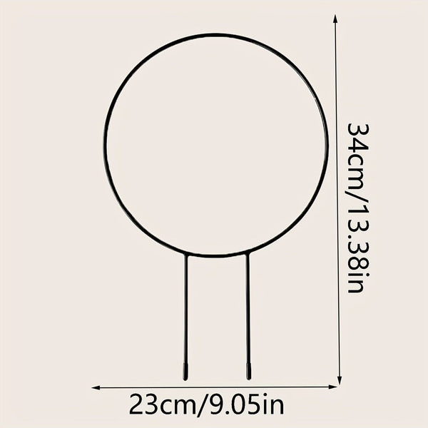 Planet Gates One Size Fits All 1set, Flower Stand Stake 34cm/13.38*23cm/9.05inch, Garden Flower Plants Supplies, Garden Balcony Gardening Beauty Planting Supplies, Planters & Container Accessories