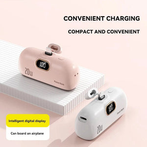 Planet Gates OnePlus 30000mAh Mini Portable Power Bank Capsule Mobile Power Supply Emergency External Battery Fast Charger For iPhone Xiaomi