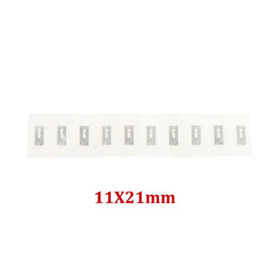 Planet Gates onesize 10Pcs NFC Chip Ntag213 Sticker Wet Inlay 11x21MM 13.56MHz RFID Label Tag 213 Anti-counterfeiting Electronic